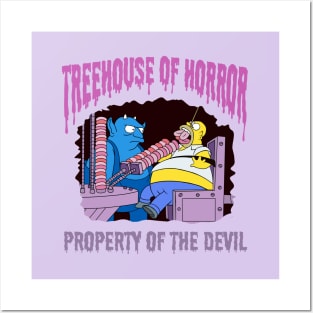 Treehouse of horror hell Posters and Art